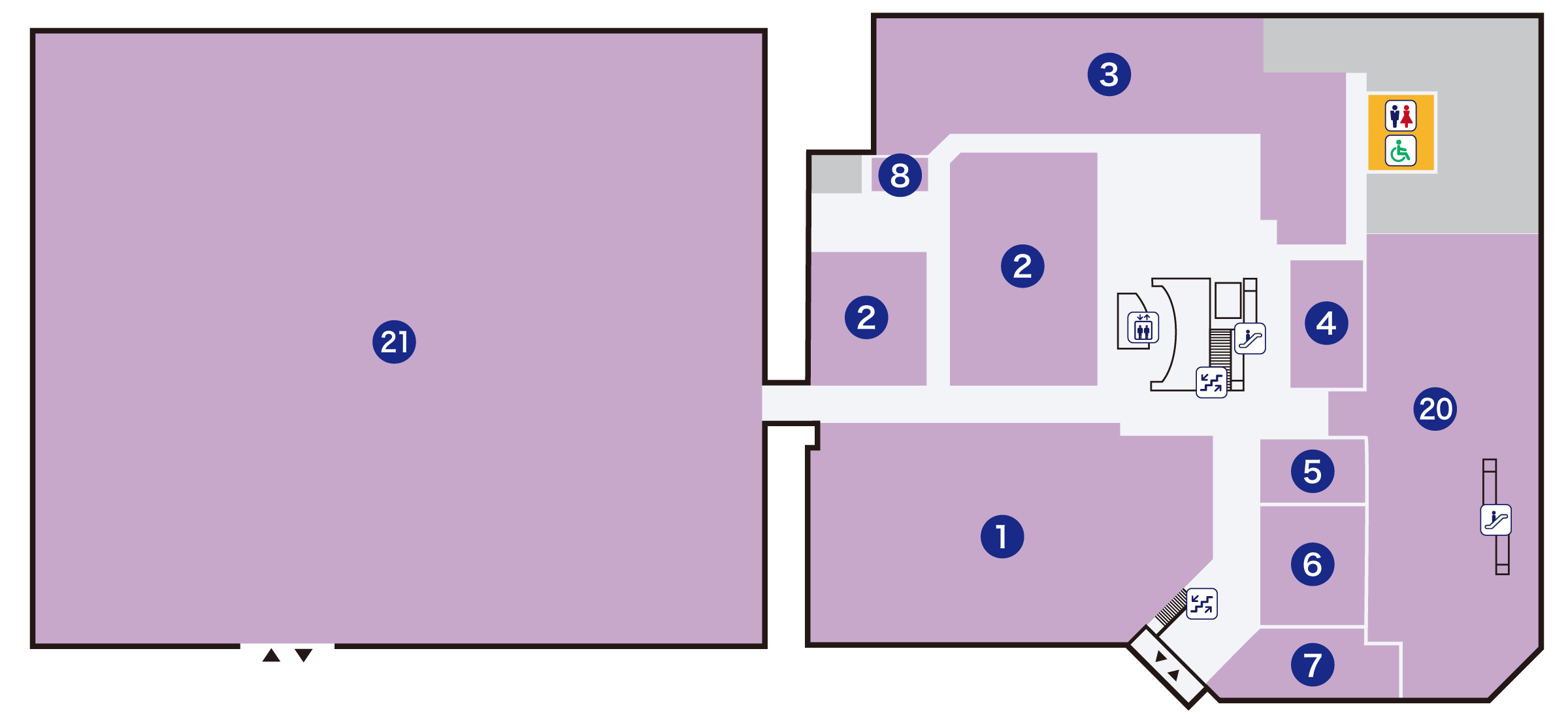 フロアマップ1F