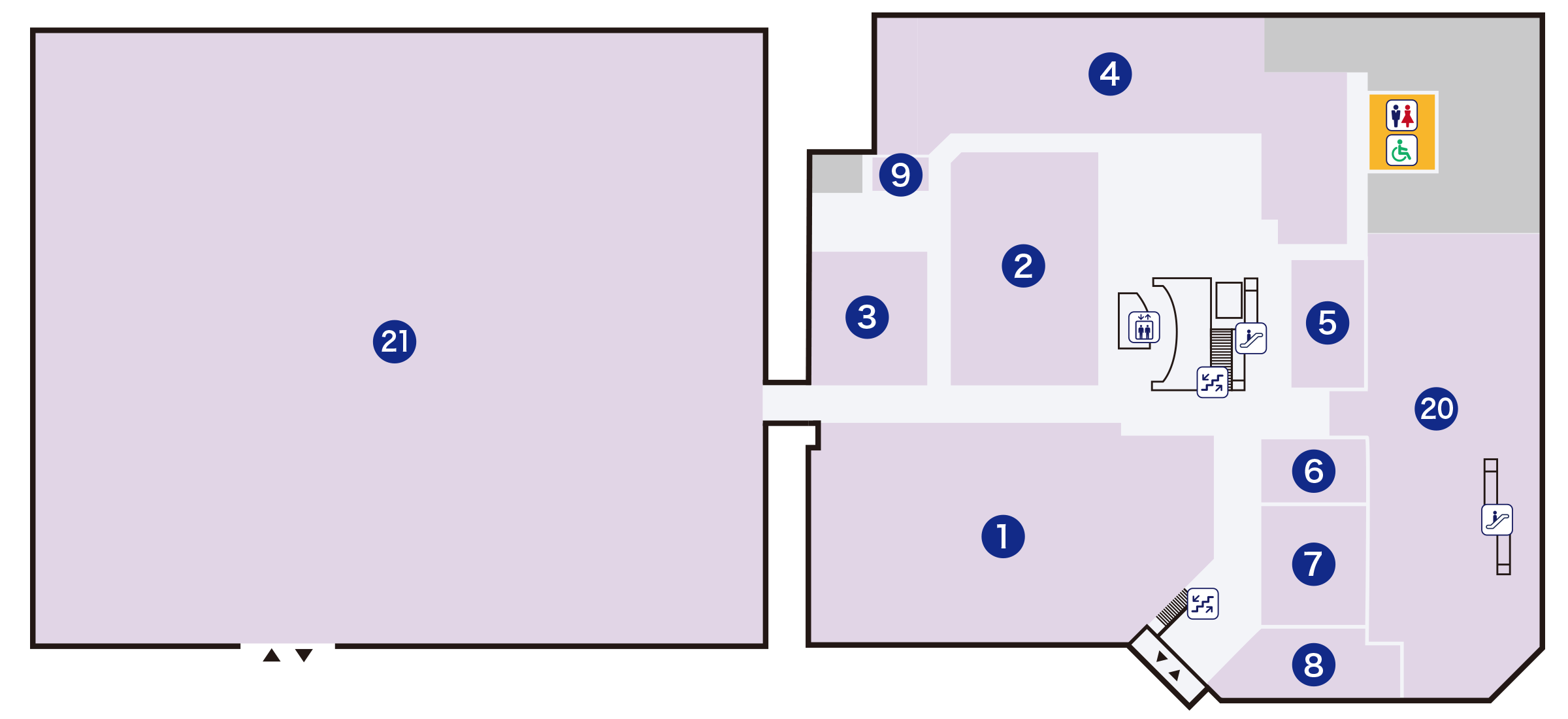 フロアマップ1F