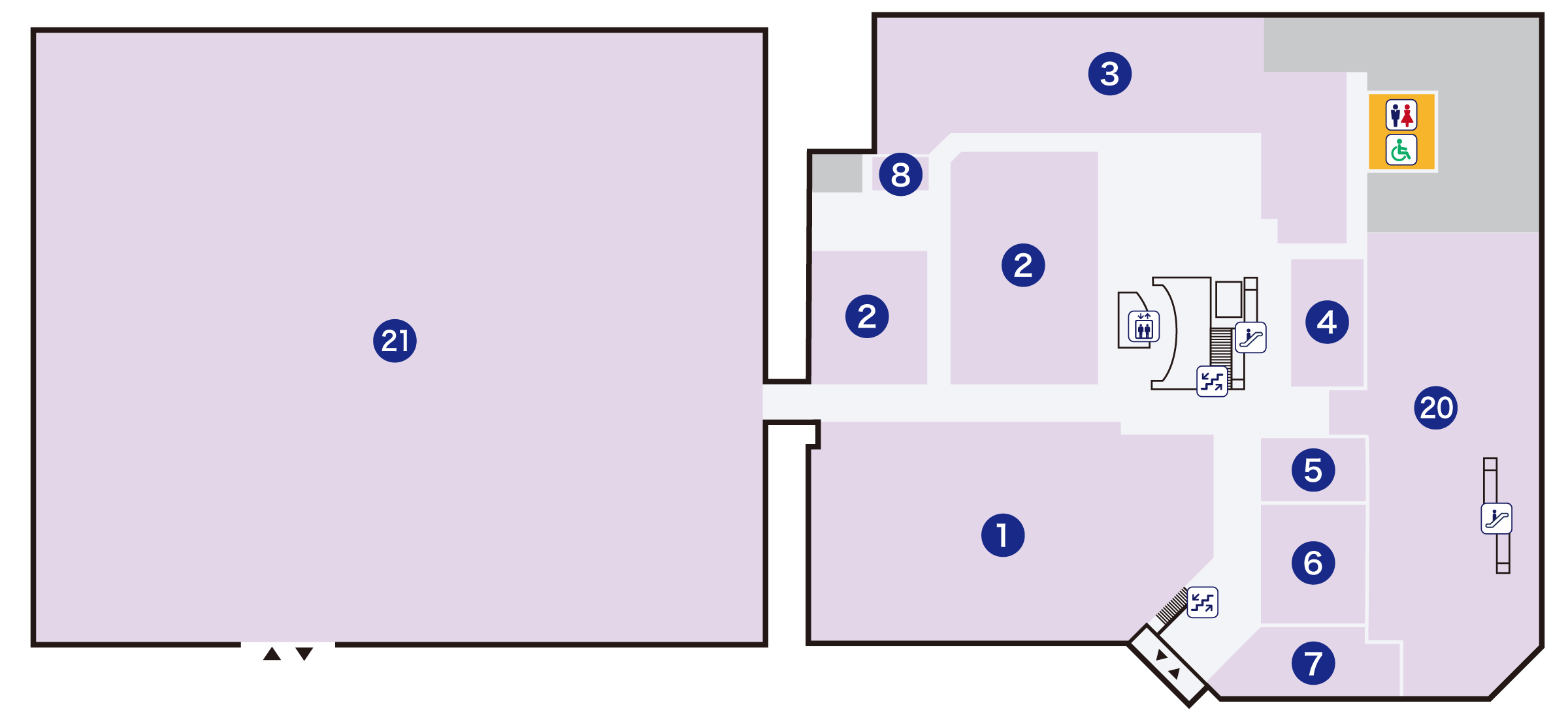 フロアマップ1F