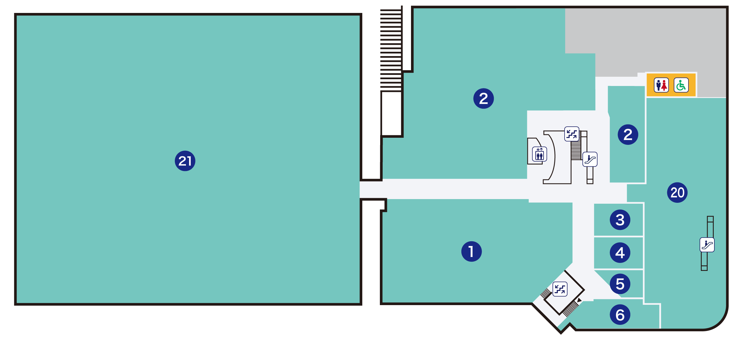 フロアマップ2F